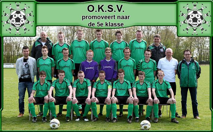 OKSV 1 promoveert naar de 5e klasse